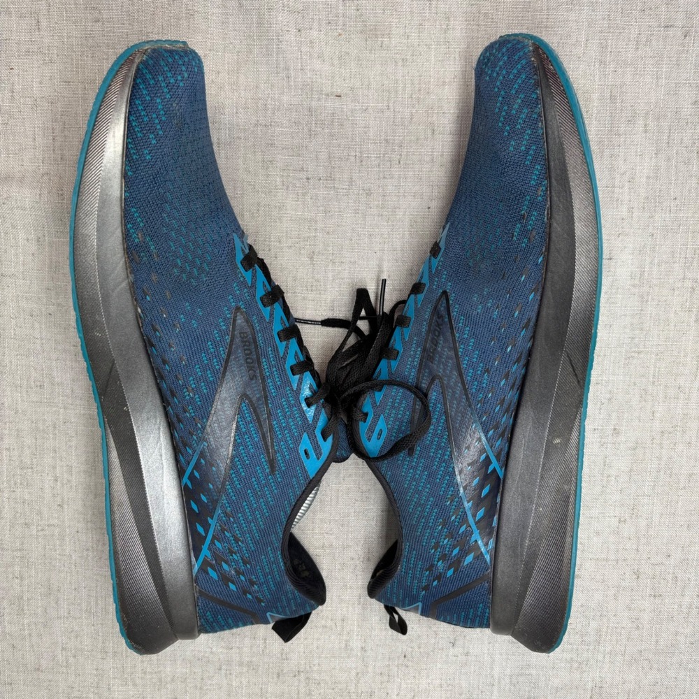 Brooks Levitate 5 Running Shoes Blue Black Silver Mesh Sneaker Men's Size 12.5 - Picture 12 of 12